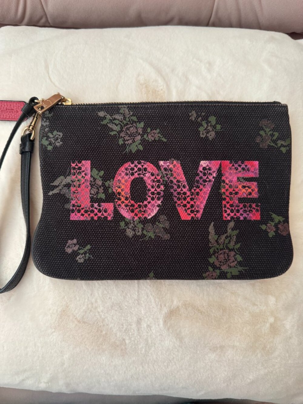 Coach x Jason Naylor Gallery Pouch Wristlet (Style 91534)